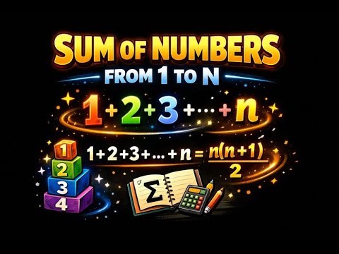 Sum of Natural Numbers Made Easy