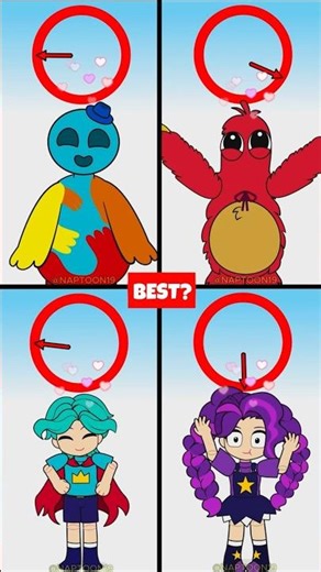 Who Is The Best? Choosing Right Color Palette l Poppy Playtime Full Animation 2 #poppyplaytime