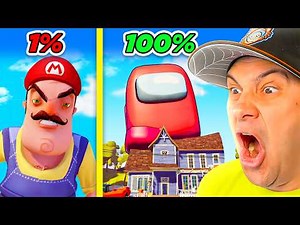 I Downloaded 100 Hello Neighbor Mods!