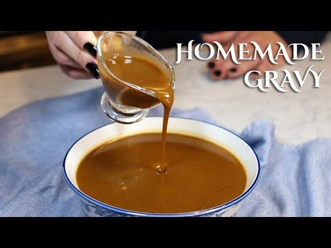 Homemade Brown Gravy From Scratch!