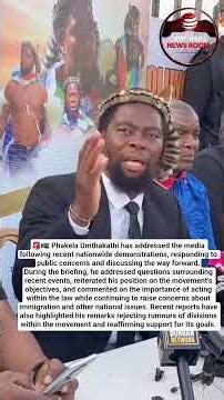 BreakingNews: 🚨 Phakela Umthakathi Holds Media Briefing Following Nationwide Marches