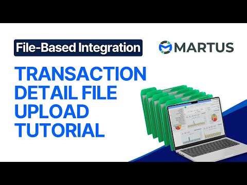 How to Upload Your GL Transaction Detail File into Martus