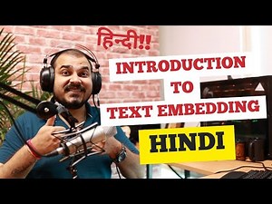 Tutorial 5- Plan Of Learning Text Embedding In NLP- Krish Naik Hindi