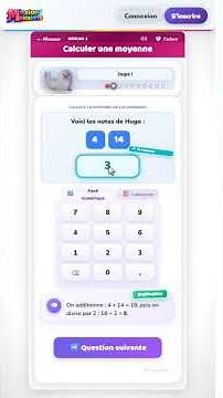 Calculer une moyenne - Jeu éducatif gratuit | Mission Révisions