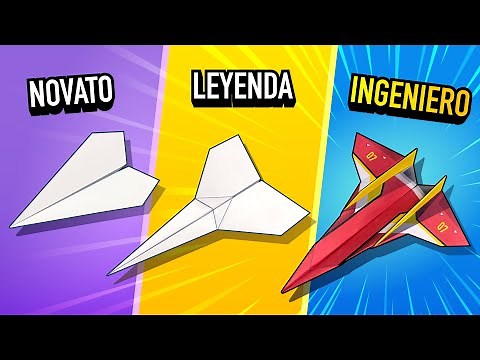 Cómo Hacer el MEJOR Avión de Papel para Cada Nivel — Fácil, Intermedio, Avanzado