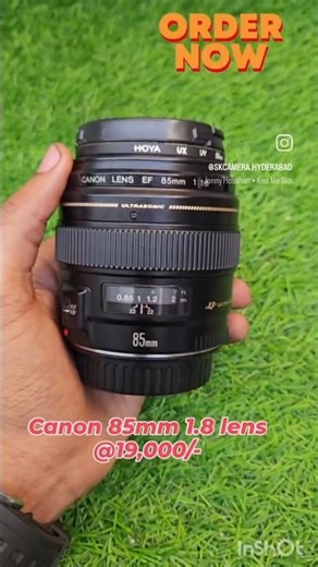 Canon EF 85mm f/1.8 USM Lens – Fast Prime Portrait Lens for Canon DSLR Cameras....#canon #sk #lens