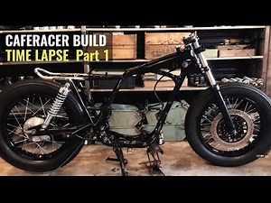 CAFE RACER BUILD｜TIME LAPSE Part 1｜YAMAHA SR400