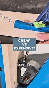 32K views · 161 reactions | We are testing cheap vs. expensive pocket hole jigs! Follow us for more DIY ideas and building beautiful furniture without a ton of tools or overly complicated techniques. | Pine and Poplar | Facebook