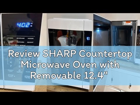 Review SHARP Countertop Microwave Oven with Removable 12.4" Carousel Turntable, 1000 Watt, 1.1 Cubic