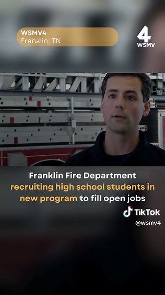 Firefighter Internship Program for High School Seniors