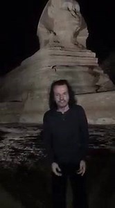 A message from Yanni before rehearsal in front of the magical Sphinx! #ThisIsEgypt | Yanni