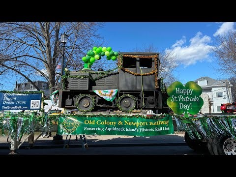 Locomotive in Newport St. Patrick's Day Parade! Newport, RI - 3/14/2026
