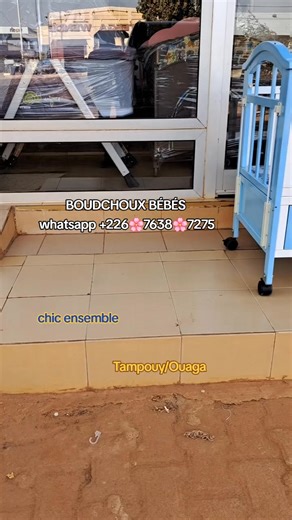 Chic assemblage ⭐️ Whatsapp 76387275 || Appel 71968257 🛵💨Livraison et expédition possible 🏠 Situation géographique : Tampouy. Depassé l'hôpital PAUL 6 en direction de kamboinsin, nous sommes a 900m à gauche. Face à la nouvelle STATION TOTAL à droite ⌚️Ouvert du lundi au samedi 8h30 à 19h #bebe #sac #berceau #moustiquaire #transat #layette #baignoire #puericulture #commode #biberon #ouaga #roulette #balance #Burkina | BoudChoux Bébés