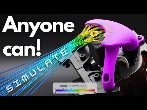 Now anyone can simulate flow for a 3D printer duct