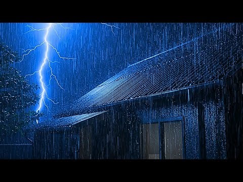 Rainstorm Sounds for Sleeping | Thunder & Rain ASMR for Deep Rest and Calm Mind