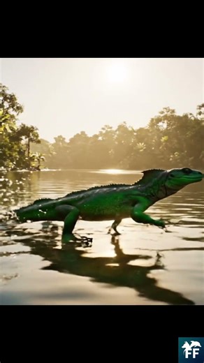 Basilic vert,le lézard qui court sur l'eau 🏃‍♂️💧