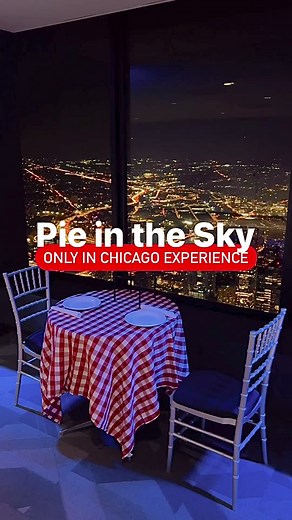 Two unique Chicago experiences in one! 🏙️🍕 Enjoy Giordano's iconic deep dish pizza on one of the top floors of Chicago's most famous skyscraper, the Willis Tower. The Pie in the Sky experience at SkyDeck is an unforgettable special occasion experience 📍 103rd floor, 233 S Wacker Dr #ChicaGOandKNOW