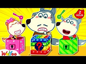 Wolfoo Has Fun Playtime With the Pop It Box - Pop It Challenge for Kids | Wolfoo Family