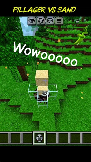 Pillager Vs Sand #minecraft #shortsfeed #trending