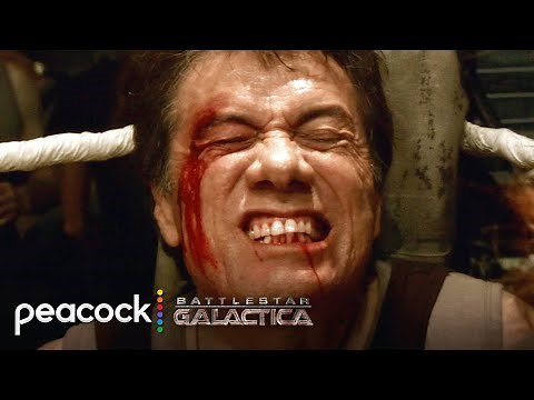 Commander Adama and Tyrol Box Out Their Problems | Battlestar Galactica