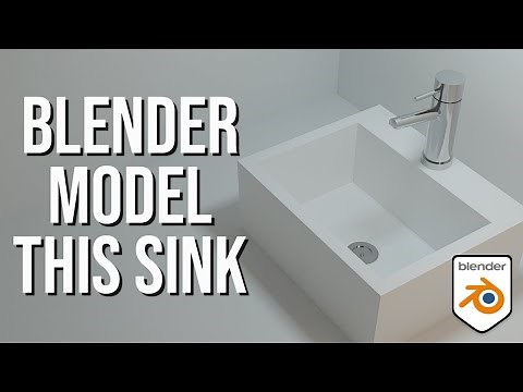 HOW TO MODEL A SINK IN BLENDER - BLENDER MODELING TUTORIAL