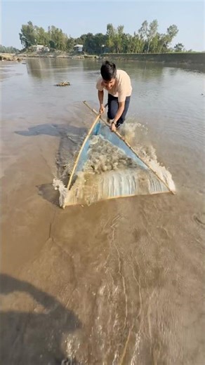 High Altitude River, Low Margin for Error — Net Fishing #fishing #shortvideo