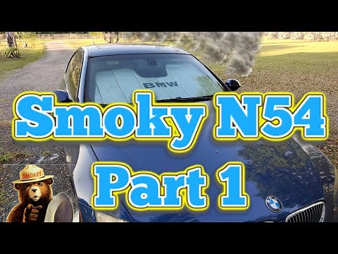 BMW 335i E90 E92 N54 Smoking and oil leaks DIY Diagnosis and Repair Part 1 of 2