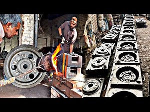 Manufacturing of Diesel Engine of peter || Diesel Engine Wheel Production in Factory
