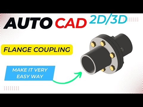WARNING Don't Make This Flange Coupling Mistake in AutoCAD 2026