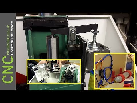 Milling Machine Power Draw-bar Upgrade #2; Assembly + how a pneumatic draw-bar works!