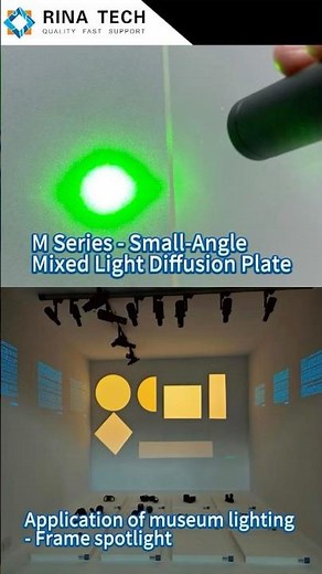 M-Series Small-Angle Diffuser plate-Shape light sharply, Illuminate precisely. 🌟