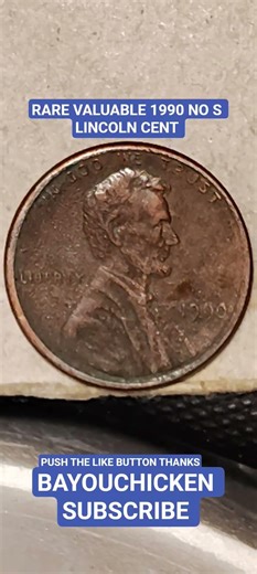 RARE MOST SOUGHT AFTER 1990 NO S VARIETY ERROR COIN