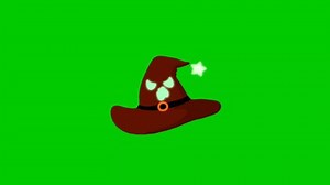 Halloween Witch Clipart Animation On Green Stock Footage Video (100% Royalty-free) 3623772157 | Shutterstock