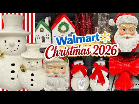 Walmart Christmas 2026 Shop With Me 🎄 NEW Traditional Decor + Pottery Barn Dupes!