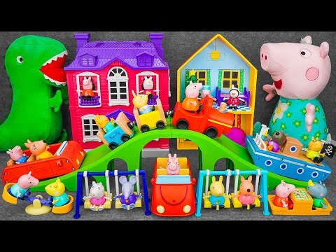 Ultimate Peppa Pig Playset Review | Cute Peppa Pig All Around Peppa’s Town Playset 🌺