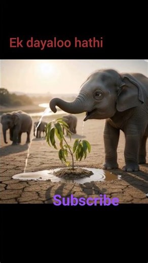 Ek Nanha Pauda aur Dayalu Haathi#viral #MoralStory#HeartTouchingStory#KidsStory#HindiKahani#