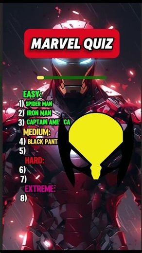 Marvel Logo Quiz #shorts #marvel #logo #spiderman #quiz #games #fyp #hulk