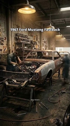 1967 Mustang Assembly in 15 Seconds 🔥 From Chassis to Icon