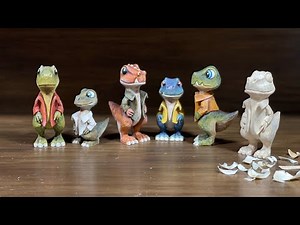 [우드카빙]목각인형 조각하기-아기공룡 Woodcarving-Carve a little Dinosaur