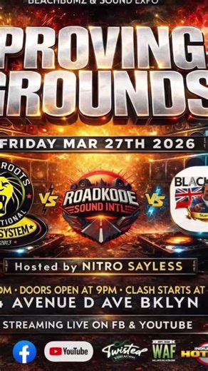 Proving Grounds March 27th,2026 Free Admission At 8924 Ave D