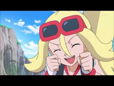 Korrina and Lucario Drowning in love