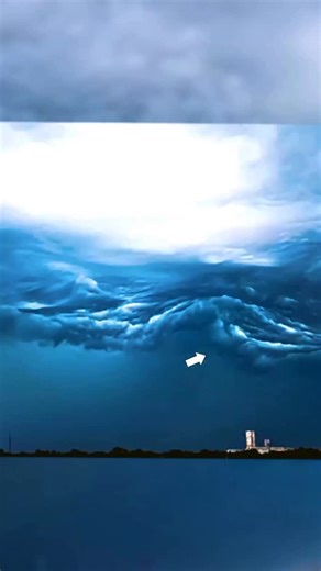 MRU.INK on Instagram: "This is a real phenomenon called Asperitas and were spotted in Gorham, New Hampshire. These are a rare, dramatic cloud formation characterized by wave-like undulations on their underside, resembling a turbulent sea surface. Often appear dark and stormy but typically dissipate without significant rain."