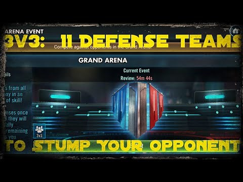 3v3: 11 Defense Squads To Stump Your Opponent || Star Wars Galaxy of Heroes SWGOH