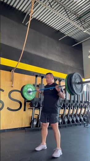 Fun little hang clean and squat clean complex | #crossfit #olylifting #powerlifting