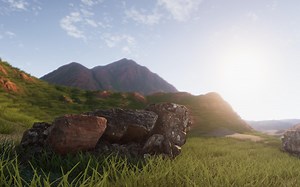 Gaea制作地形Unity呈现，4K录屏