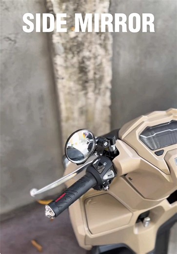 Side Mirror for Click: Small Round Mirror with Wide Coverage