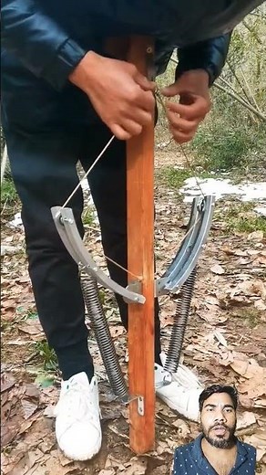 how to make spring powered hunting crossbow #spring #hunting #crossbow #make