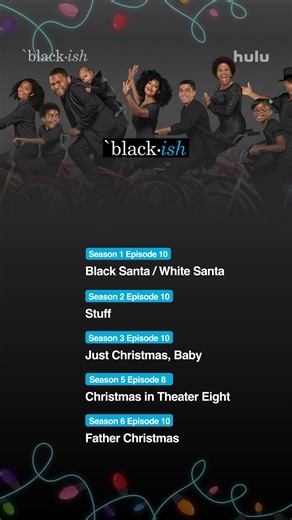 We've got your plans this weekend! Stream these #blackish holiday episodes on Hulu now! | black-ish