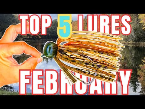 TOP 5 February Bass LURES (Cold Water & Pre Spawn Secrets)