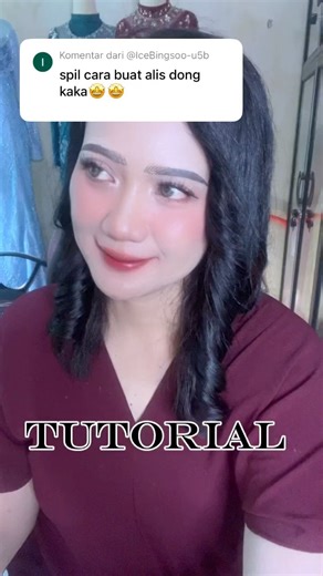 TUTORIAL MEMBUAT ALIS SERAT#makeuptutorial #makeupartist #belajarmakeup #dj #sound